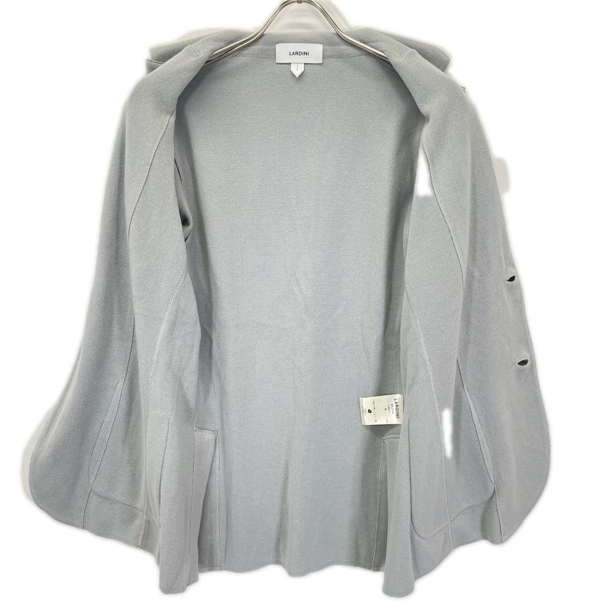 LARDINI ラルディーニ KN.2102 ライトブルー CNCJLJM56 コットン ブートニエール ミラノリブニット 2Bジャケット ジャケット