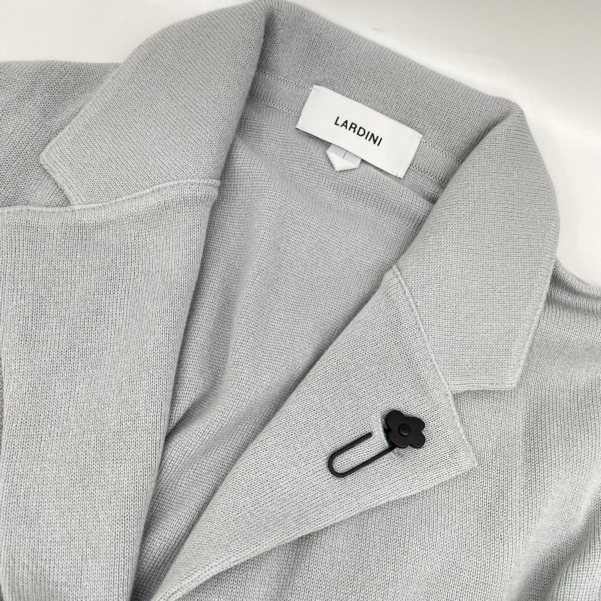 LARDINI ラルディーニ KN.2102 ライトブルー CNCJLJM56 コットン ブートニエール ミラノリブニット 2Bジャケット ジャケット