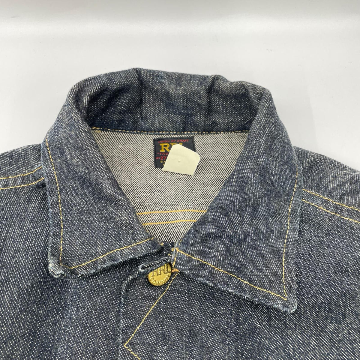 RRL ダブルアールエル USA製 271-J インディゴ コットン RRL COWBOYドーナツボタン 101-J型 リジットデニムトラッカージャケット ジャケット