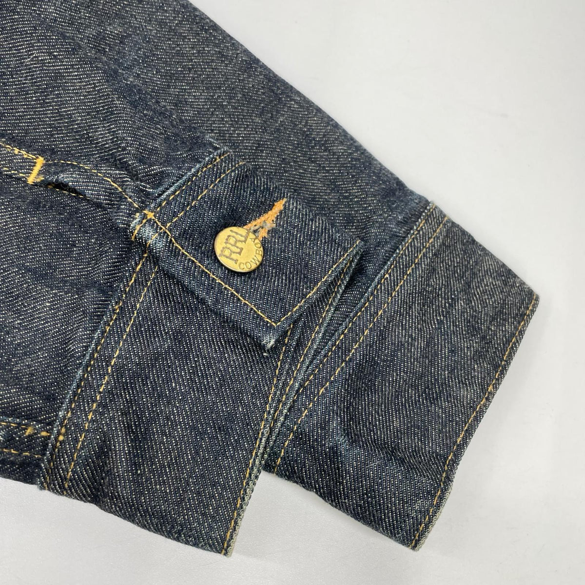 RRL ダブルアールエル USA製 271-J インディゴ コットン RRL COWBOYドーナツボタン 101-J型 リジットデニムトラッカージャケット ジャケット