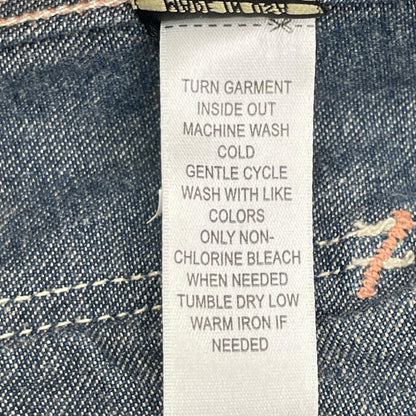 RRL ダブルアールエル USA製 LEWIS インディゴ コットン センターベント ダメージリペア加工 9oz デニムカバーオール ジャケット