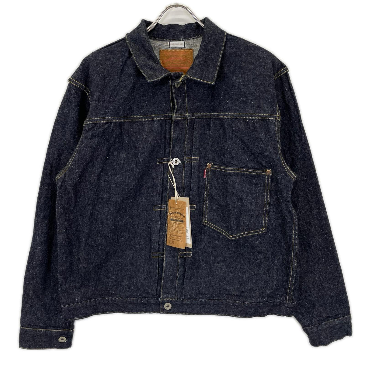 WAREHOUSE ウエアハウス 【DUCK DIGGER】DD-S2001XX インディゴ NEW DENIM WW II MODEL/大戦モデル ONE WASH 14ozデニムジャケット ジャケット