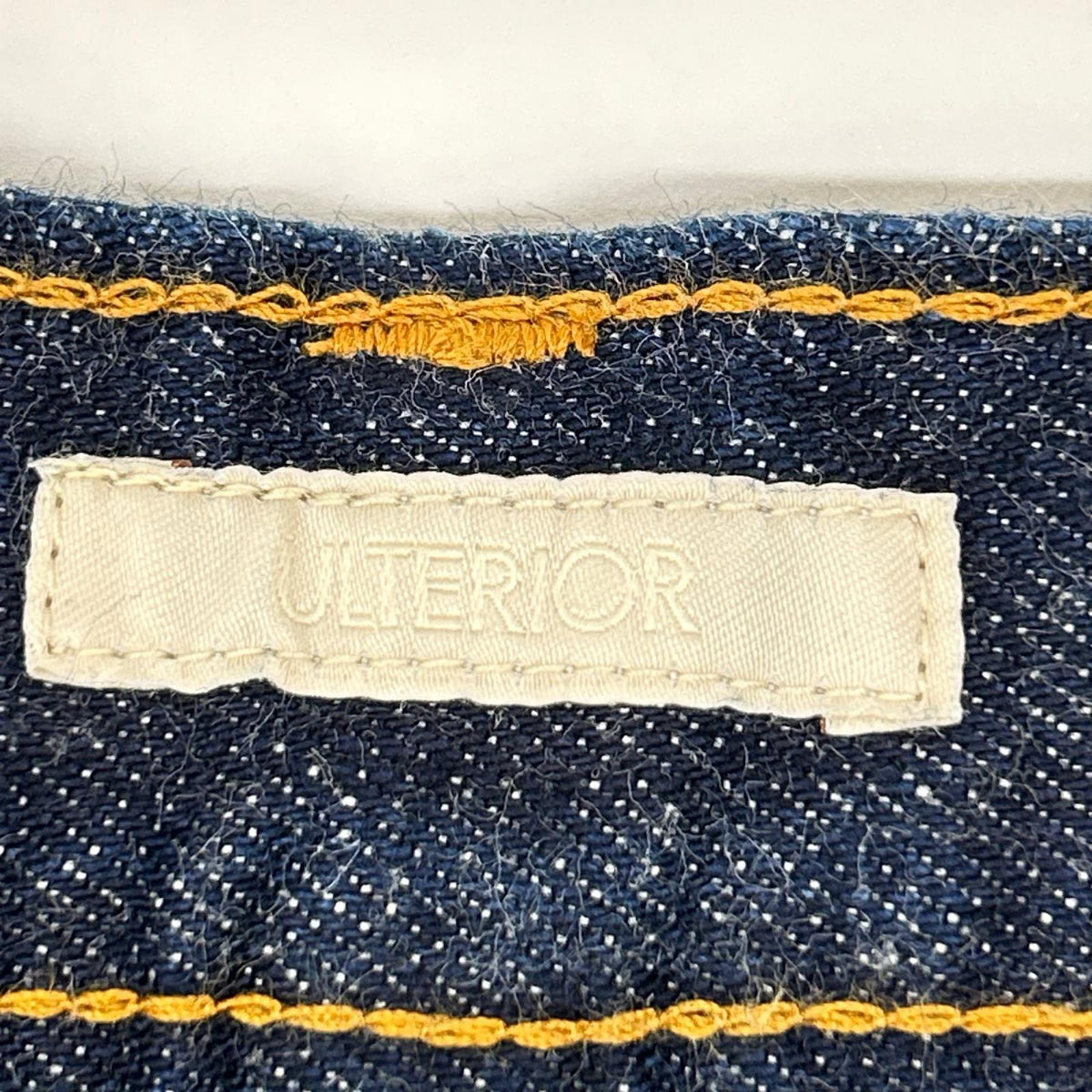 ULTERIOR アルテリア 24SS ULPT54-HA159WT インディゴ WASHED DENIM 5P PANTS/ウォッシュド デニム 5ポケットパンツ ボトムス