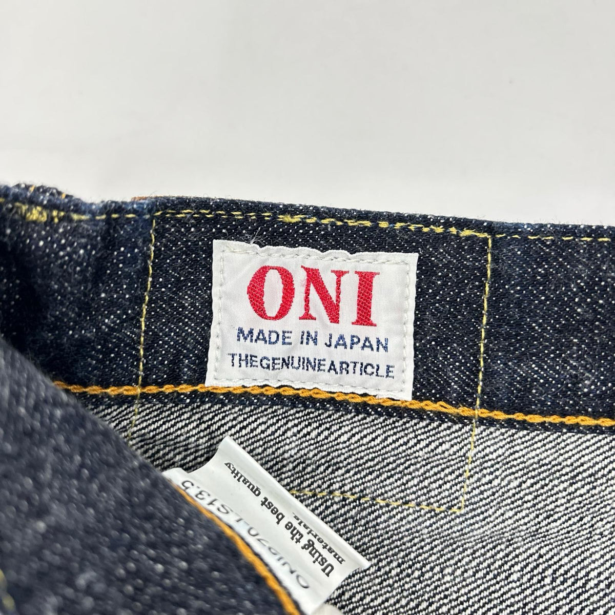 ONI DENIM 鬼デニム 26SS ONI270-LS13.5 インディゴ 13.5oz Long Slab Denim Just Right Straight ボトムス