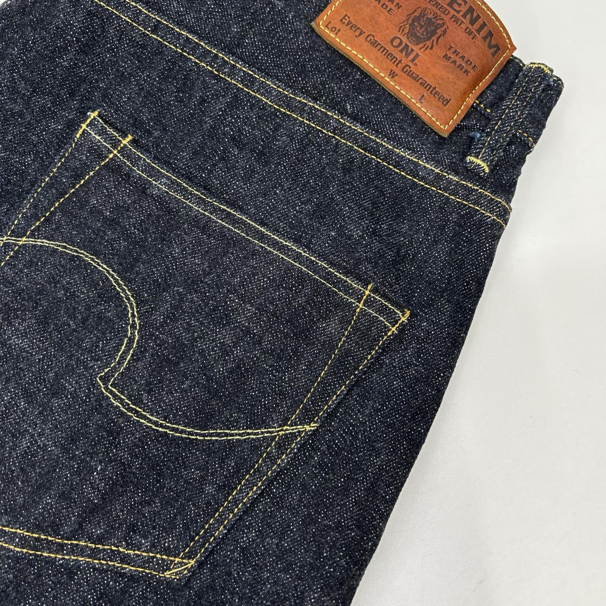 ONI DENIM 鬼デニム 26SS ONI270-LS13.5 インディゴ 13.5oz Long Slab Denim Just Right Straight ボトムス