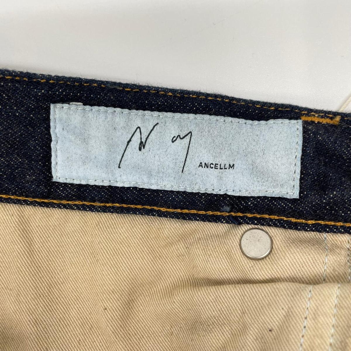 ANCELLM アンセルム 26AW ANC-#02-OW インディゴ #02 SELVEDGE TAPERED 5P DENIM PANTS OW ボトムス
