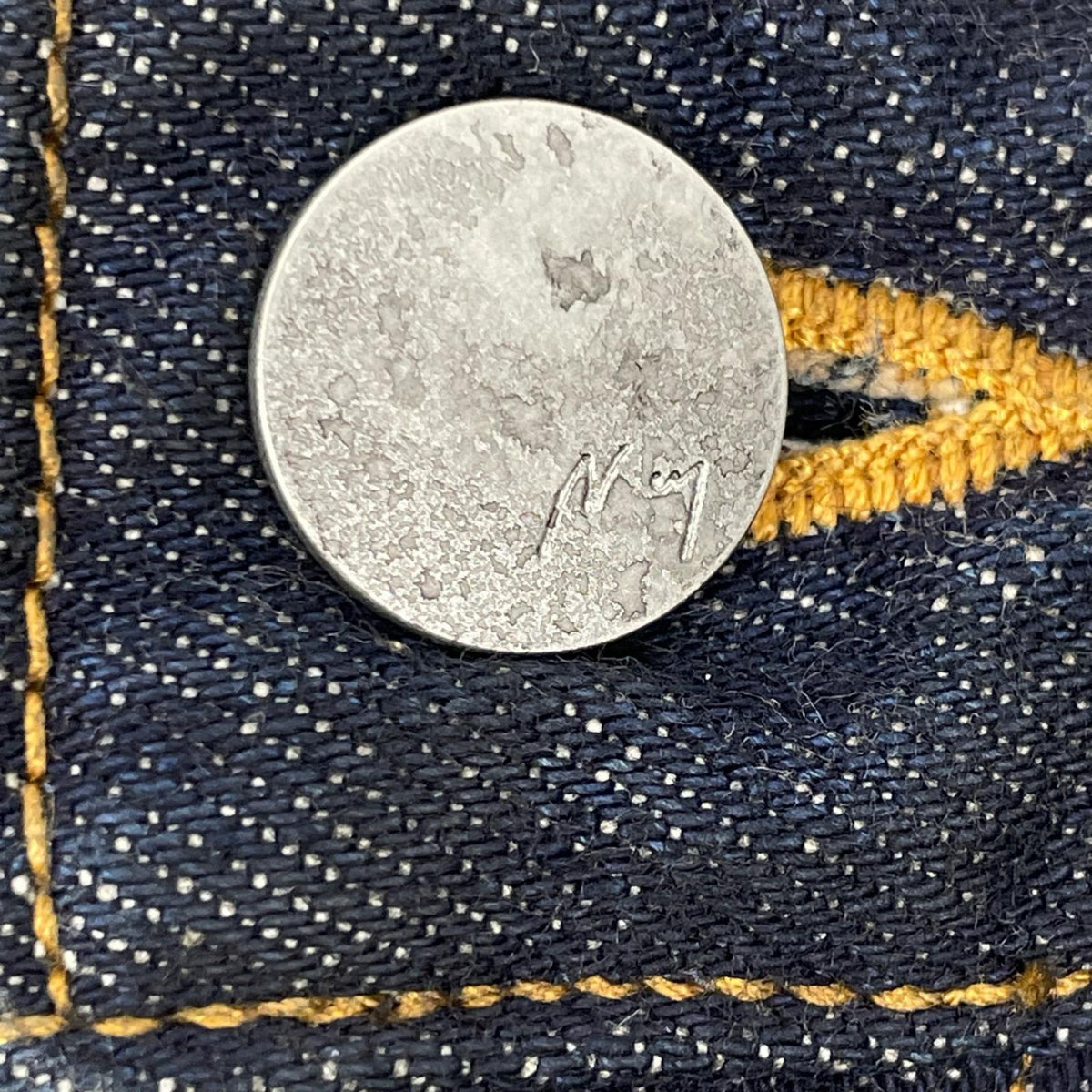 ANCELLM アンセルム 26AW ANC-#02-OW インディゴ #02 SELVEDGE TAPERED 5P DENIM PANTS OW ボトムス