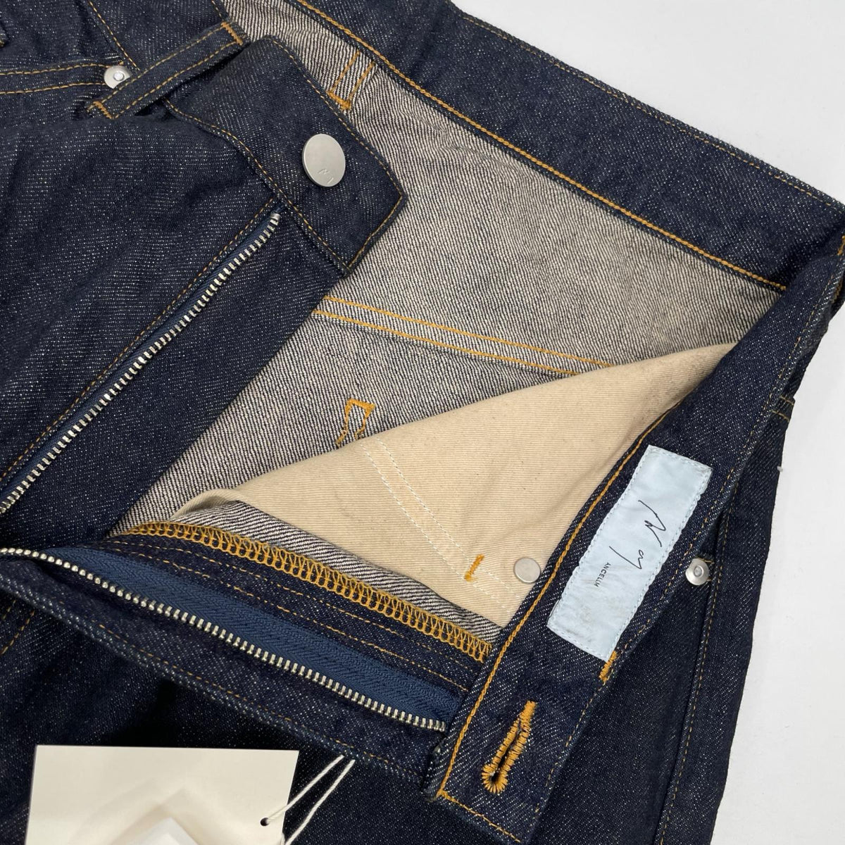 ANCELLM アンセルム 26SS ANC-#03-OW インディゴ #03 SELVEDGE STRAIGHT DENIM PANTS ボトムス