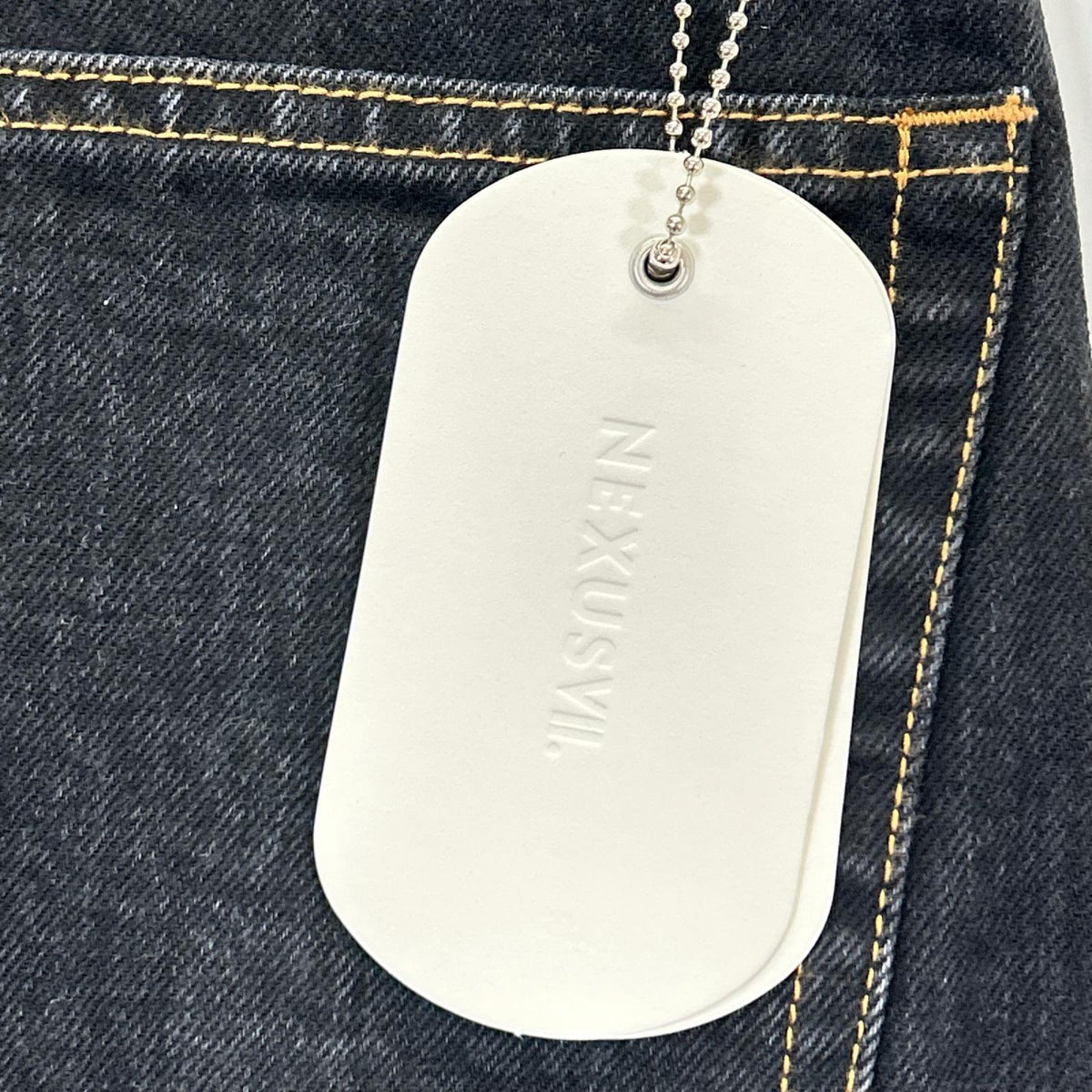 NEXUSVII. ネクサスセブン 25AW ROA-NYT-POA ブラック BEYONDEXX SILVER DENIM/シルバーデニム ボトムス