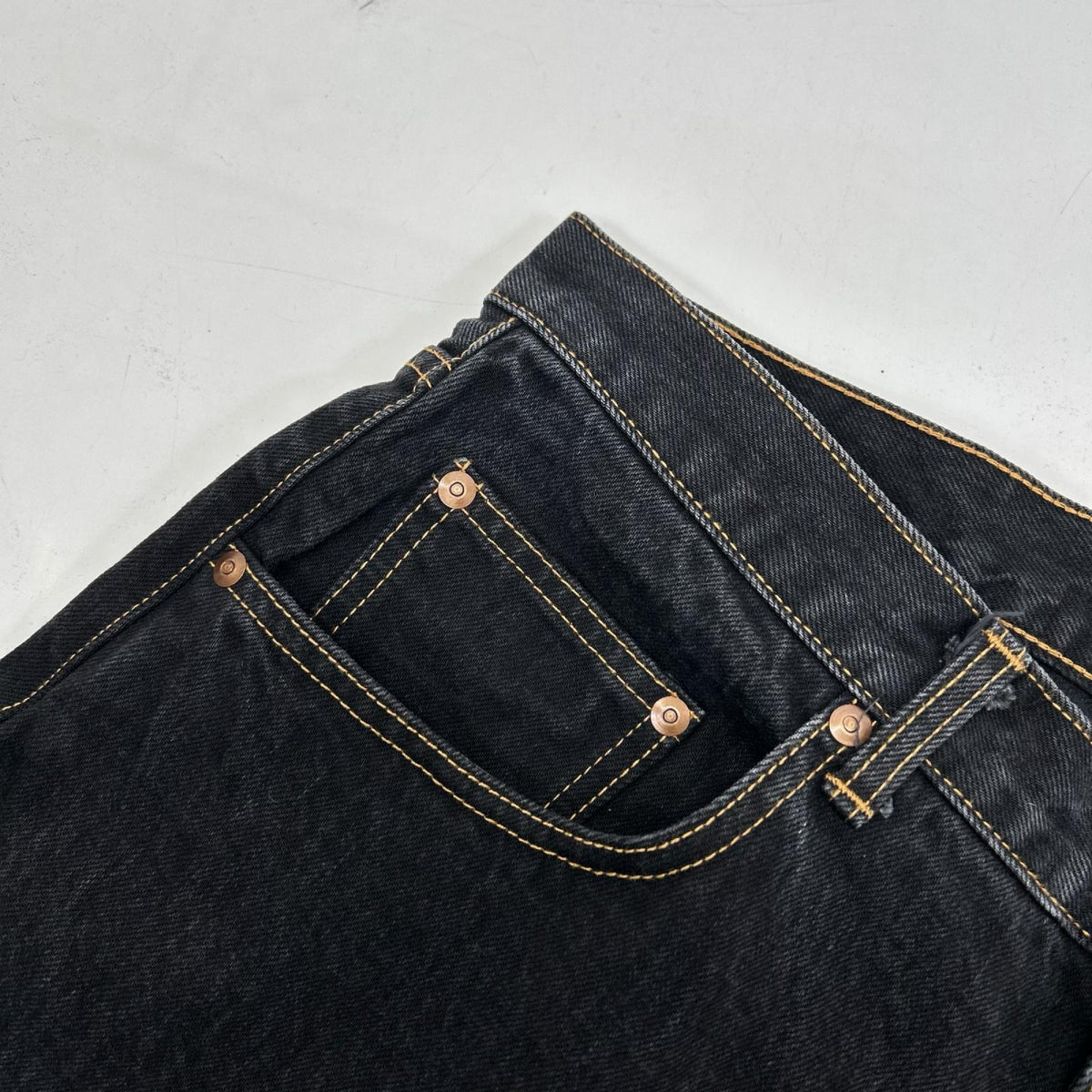 NEXUSVII. ネクサスセブン 25AW ROA-NYT-POA ブラック BEYONDEXX SILVER DENIM/シルバーデニム ボトムス
