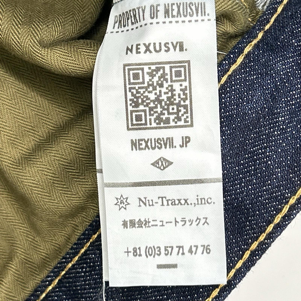 NEXUSVII. ネクサスセブン 25AW ROA-NYT-POA インディゴ BEYONDEXX SILVER DENIM/シルバーデニム ボトムス