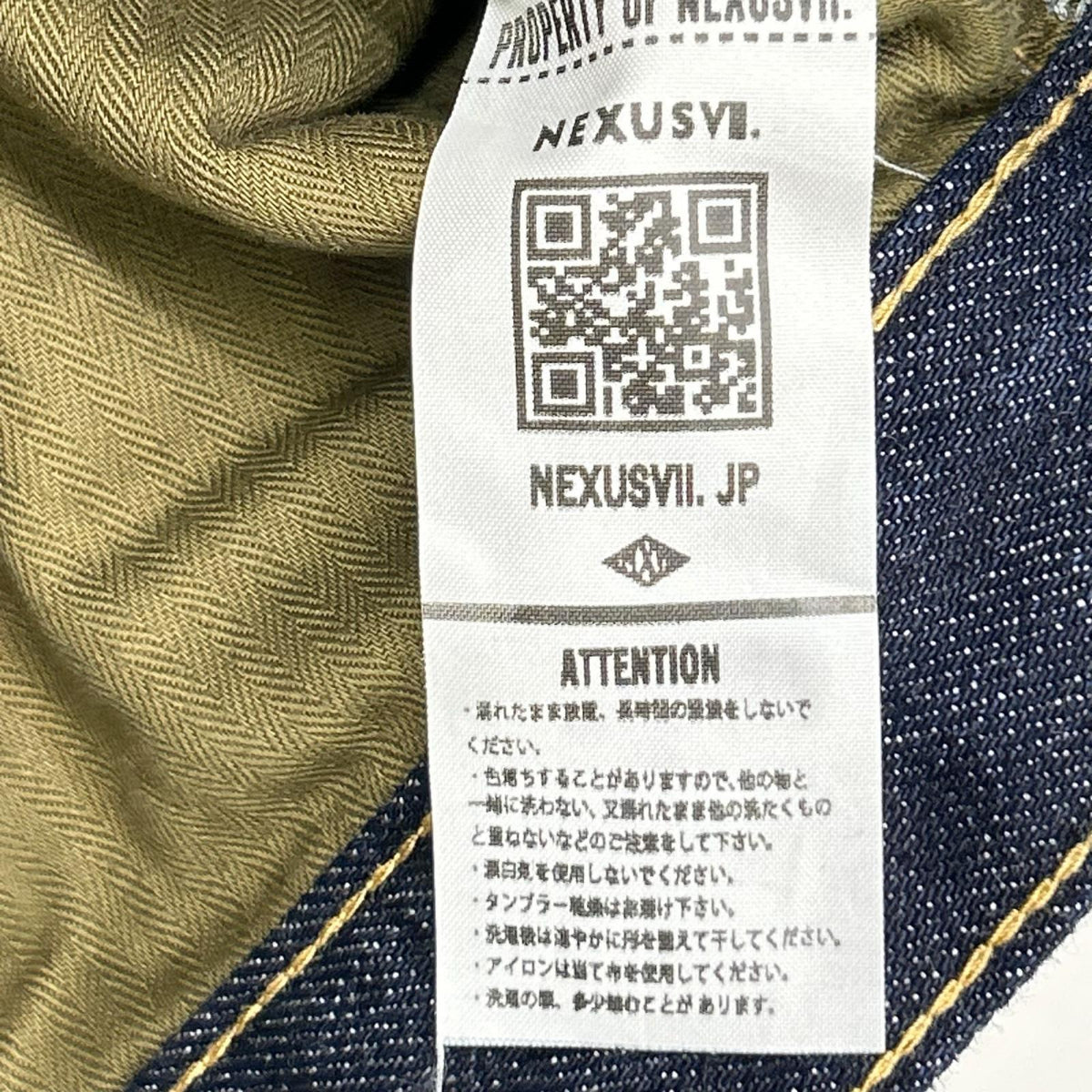 NEXUSVII. ネクサスセブン 25AW ROA-NYT-POA インディゴ BEYONDEXX SILVER DENIM/シルバーデニム ボトムス