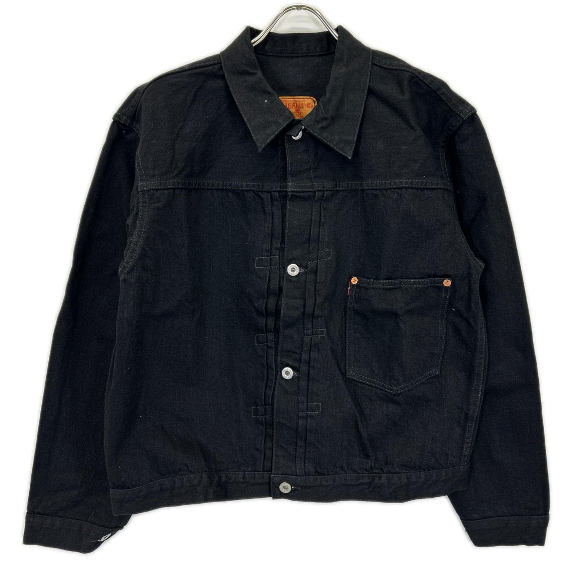 TCB JEANS&CO. ティーシービージーンズ Late S40's Jacket BKBK 14oz Indigo Tab 大戦モデル ブラック 赤タブ 先染めデニムジャケット ジャケット