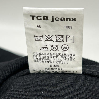 TCB JEANS&CO. ティーシービージーンズ Late S40's Jacket BKBK 14oz Indigo Tab 大戦モデル ブラック 赤タブ 先染めデニムジャケット ジャケット
