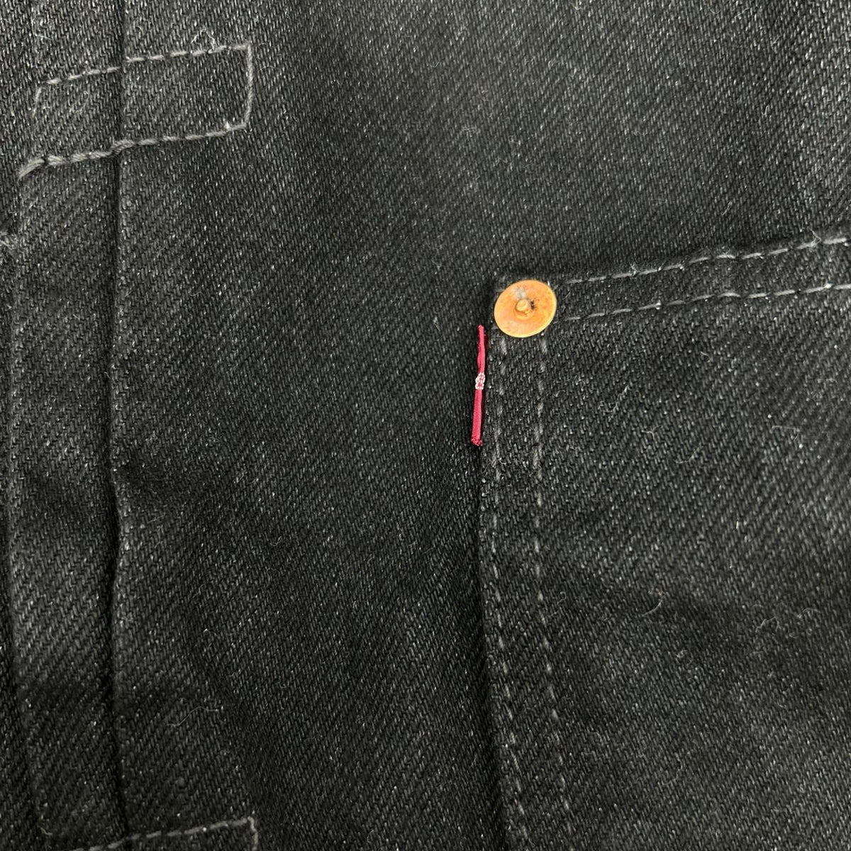 TCB JEANS&CO. ティーシービージーンズ Late S40's Jacket BKBK 14oz Indigo Tab 大戦モデル ブラック 赤タブ 先染めデニムジャケット ジャケット