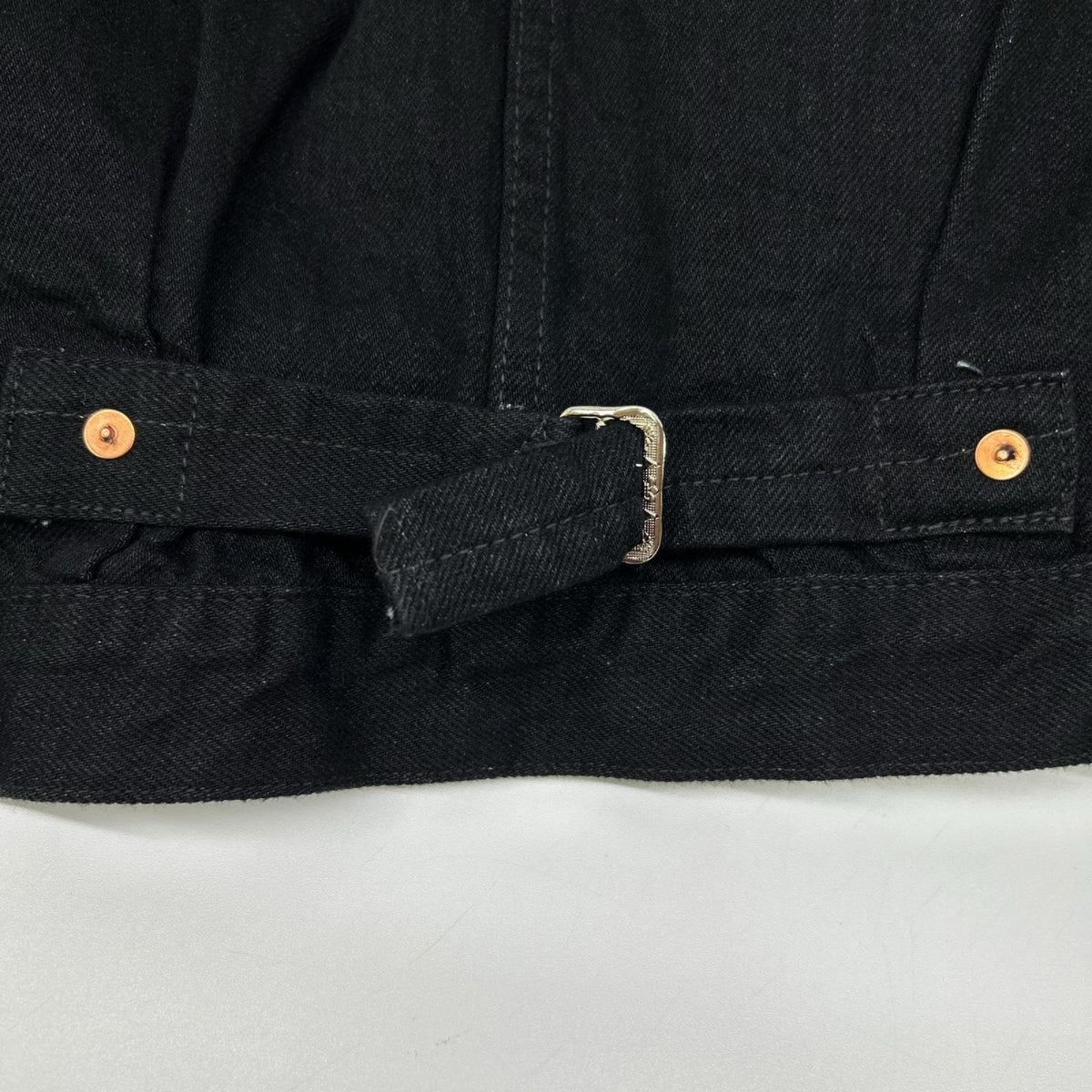 TCB JEANS&CO. ティーシービージーンズ Late S40's Jacket BKBK 14oz Indigo Tab 大戦モデル ブラック 赤タブ 先染めデニムジャケット ジャケット