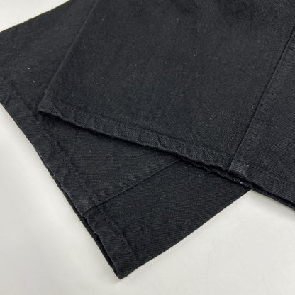 COMOLI コモリ 25SS B01-03001 ブラック デニム ベルテッドパンツ ボトムス