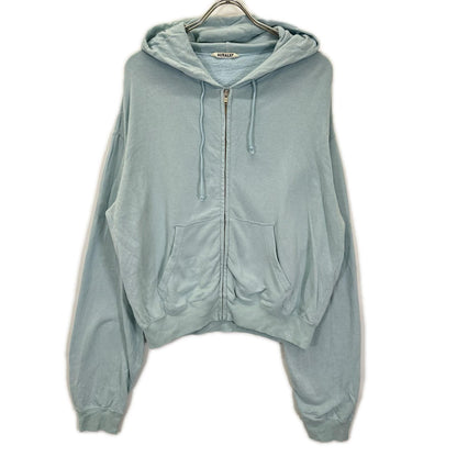 AURALEE オーラリー 26SS A26SP01MU パールブルー HIGH TWIST LIGHT SWEAT ZIP PARKA トップス