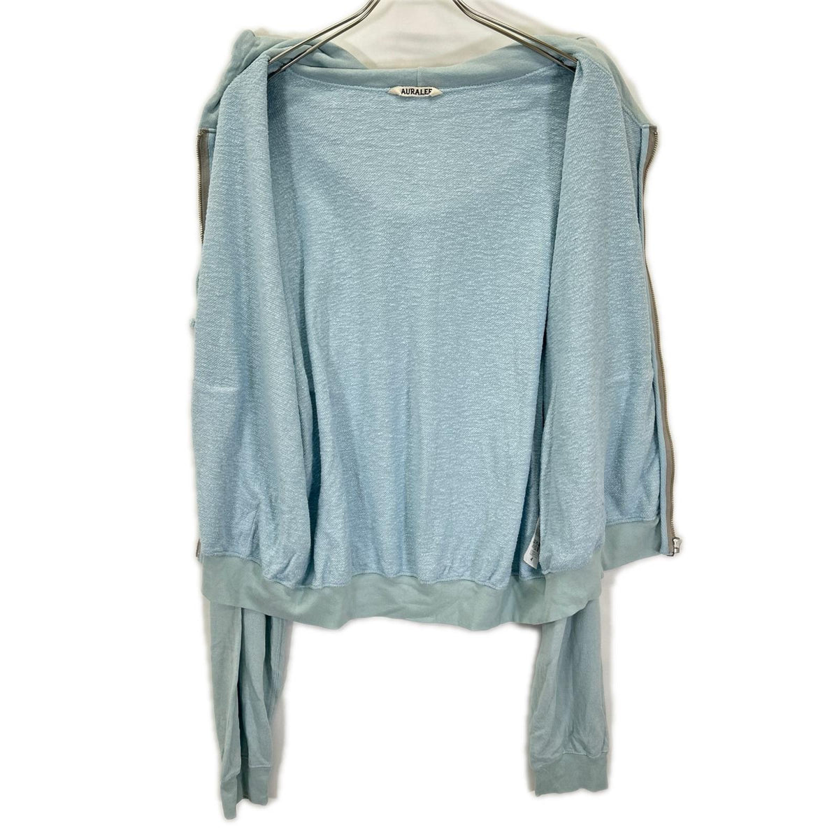 AURALEE オーラリー 26SS A26SP01MU パールブルー HIGH TWIST LIGHT SWEAT ZIP PARKA トップス