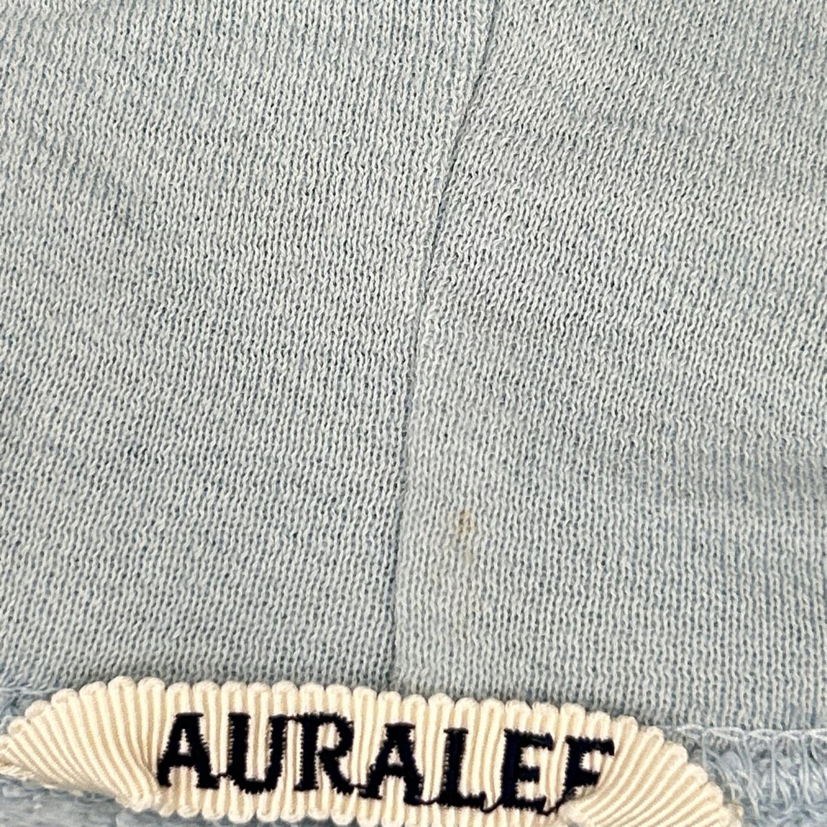 AURALEE オーラリー 26SS A26SP01MU パールブルー HIGH TWIST LIGHT SWEAT ZIP PARKA トップス