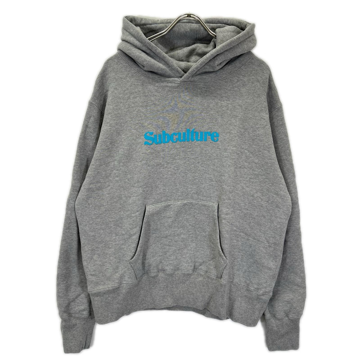 SC Subculture エスシー サブカルチャー 23AW SCHP-LTD03 グレー EAGLE SKULL HOODIE フロントロゴプリントプルオーバーパーカー トップス