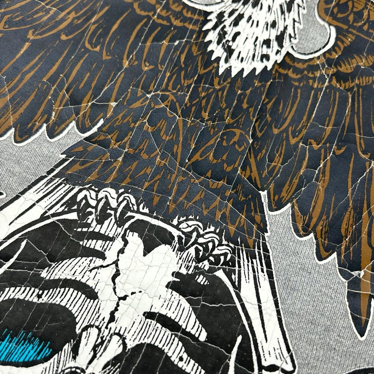 SC Subculture エスシー サブカルチャー 23AW SCHP-LTD03 グレー EAGLE SKULL HOODIE フロントロゴプリントプルオーバーパーカー トップス