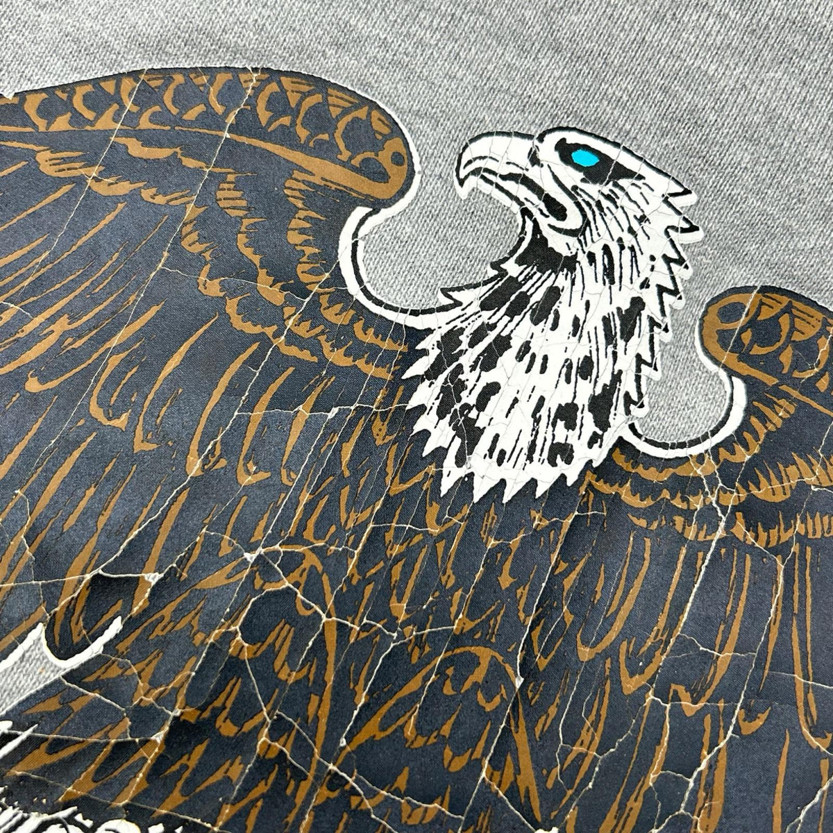 SC Subculture エスシー サブカルチャー 23AW SCHP-LTD03 グレー EAGLE SKULL HOODIE フロントロゴプリントプルオーバーパーカー トップス