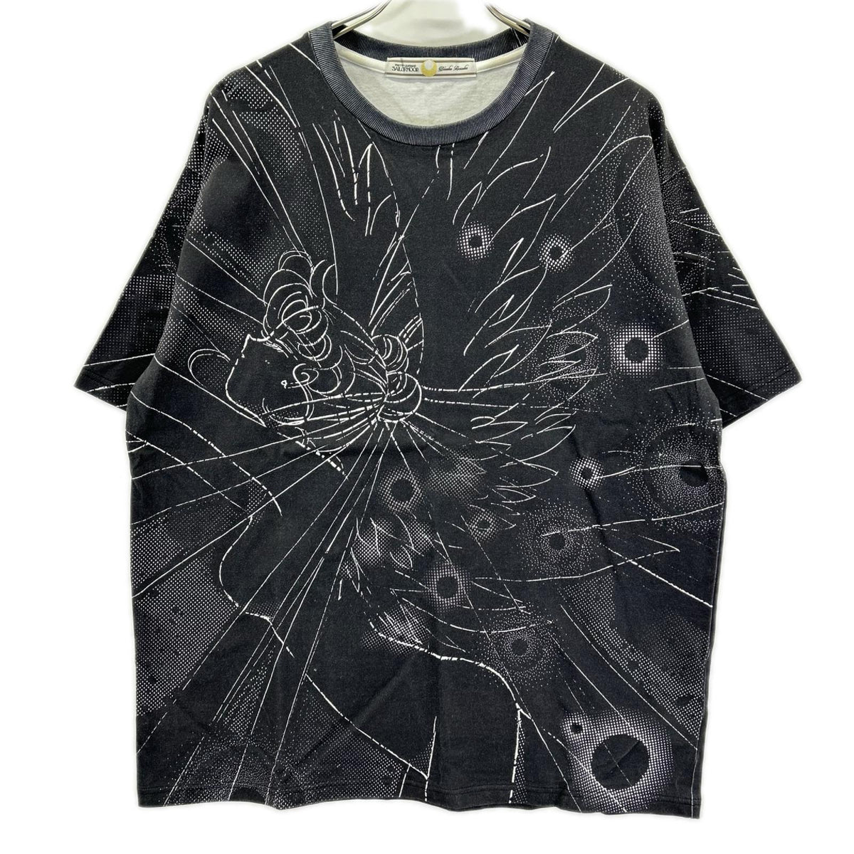 tanakadaisuke タナカダイスケ 【×セーラームーン】TD-26SS-PO33 ブラック Eternal Sailor Moon T-shirt トップス