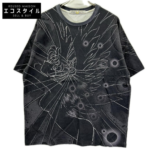 tanakadaisuke タナカダイスケ 【×セーラームーン】TD-26SS-PO33 ブラック Eternal Sailor Moon T-shirt トップス