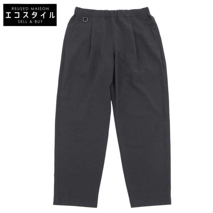 DESCENTE デサント 美品 I/O リネンライクレギュラーパンツ ボトムス メンズ ブラック M DU6SLPI7M ボトムス