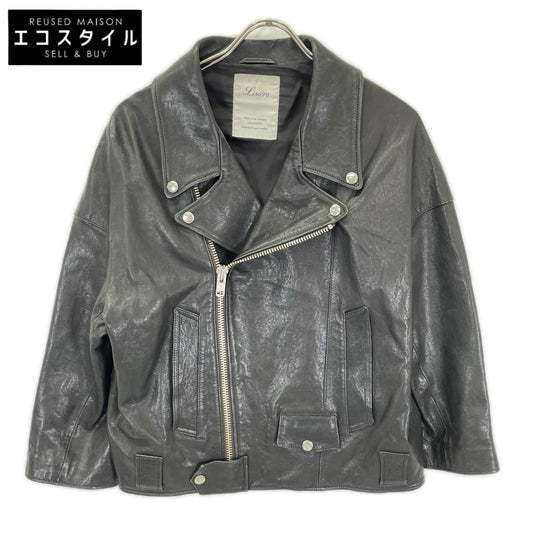 Lisiere リジェール 20AW ブラック ラムレザー Leather Rider's JK ダブルライダースジャケット ジャケット