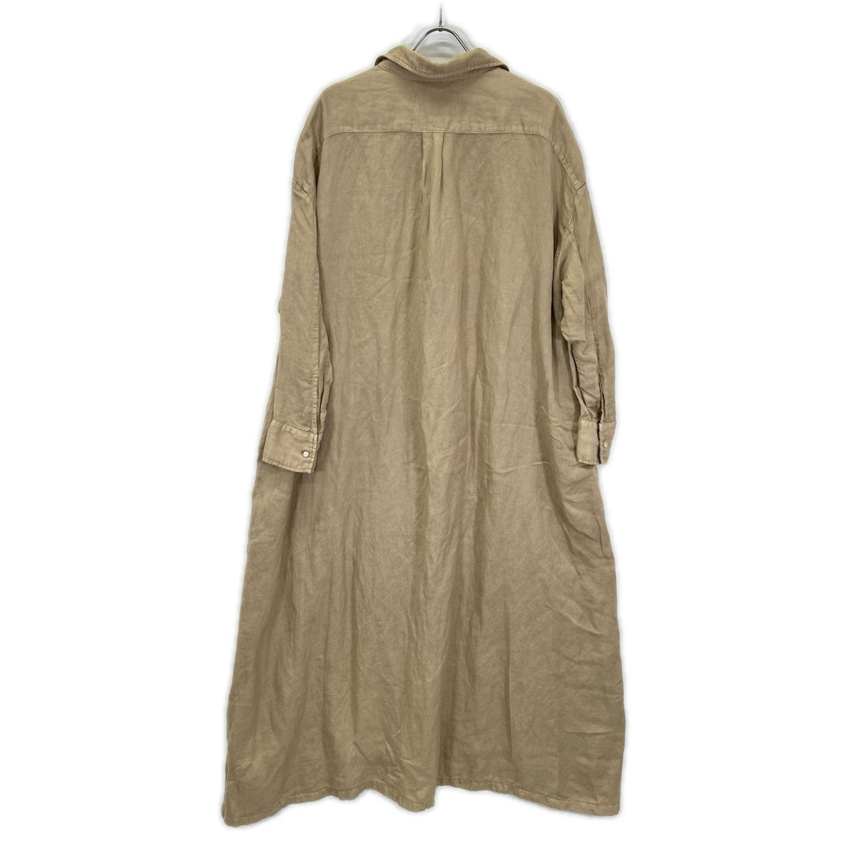 REMI RELIEF レミレリーフ 【L'Appartement別注】24040570002710 24SS ベージュ リネン LONG SHIRT DRESS シャツワンピース ワンピース