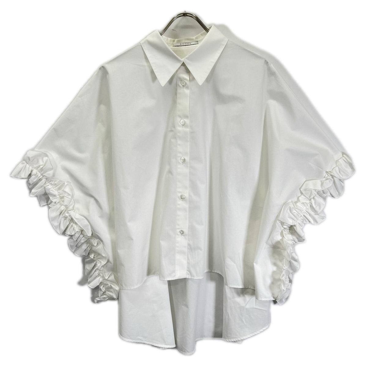 ADORE アドーア 531-6210817 26AW ホワイト クリアコンパクトブラウス トップス