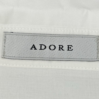 ADORE アドーア 531-6210817 26AW ホワイト クリアコンパクトブラウス トップス