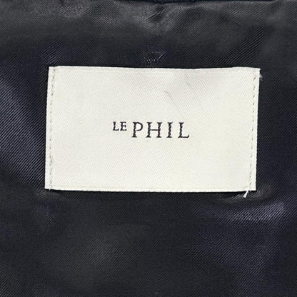 LE PHIL ル フィル 534-0250812 ブラック シルク混 ダブルブレストテーラードジャケット ジャケット