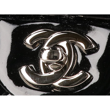 CHANEL シャネル 18番台 A69900 パテントレザー ミニマトラッセ20 シングルフラップ チェーン ショルダーバッグ