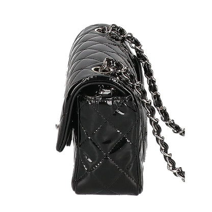 CHANEL シャネル 18番台 A69900 パテントレザー ミニマトラッセ20 シングルフラップ チェーン ショルダーバッグ
