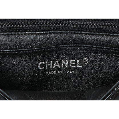 CHANEL シャネル 18番台 A69900 パテントレザー ミニマトラッセ20 シングルフラップ チェーン ショルダーバッグ