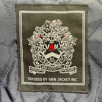 VAN JACKET ヴァンジャケット JW-15508 イエロー×ブラック 1948 EVOLVING EVERYDAY 袖レザー スタジャン ジャケット
