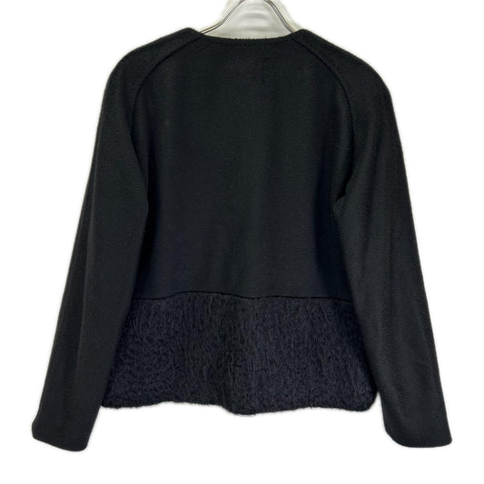 Max Mara マックスマーラ 108602730 ブラック ノーカラー 切り替え ジャケット ジャケット