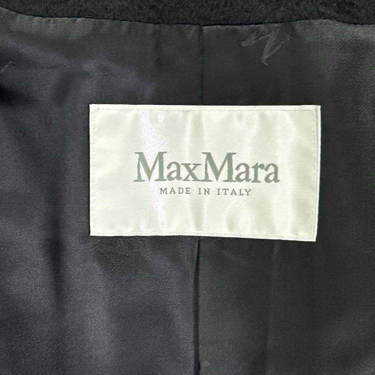 Max Mara マックスマーラ 108602730 ブラック ノーカラー 切り替え ジャケット ジャケット