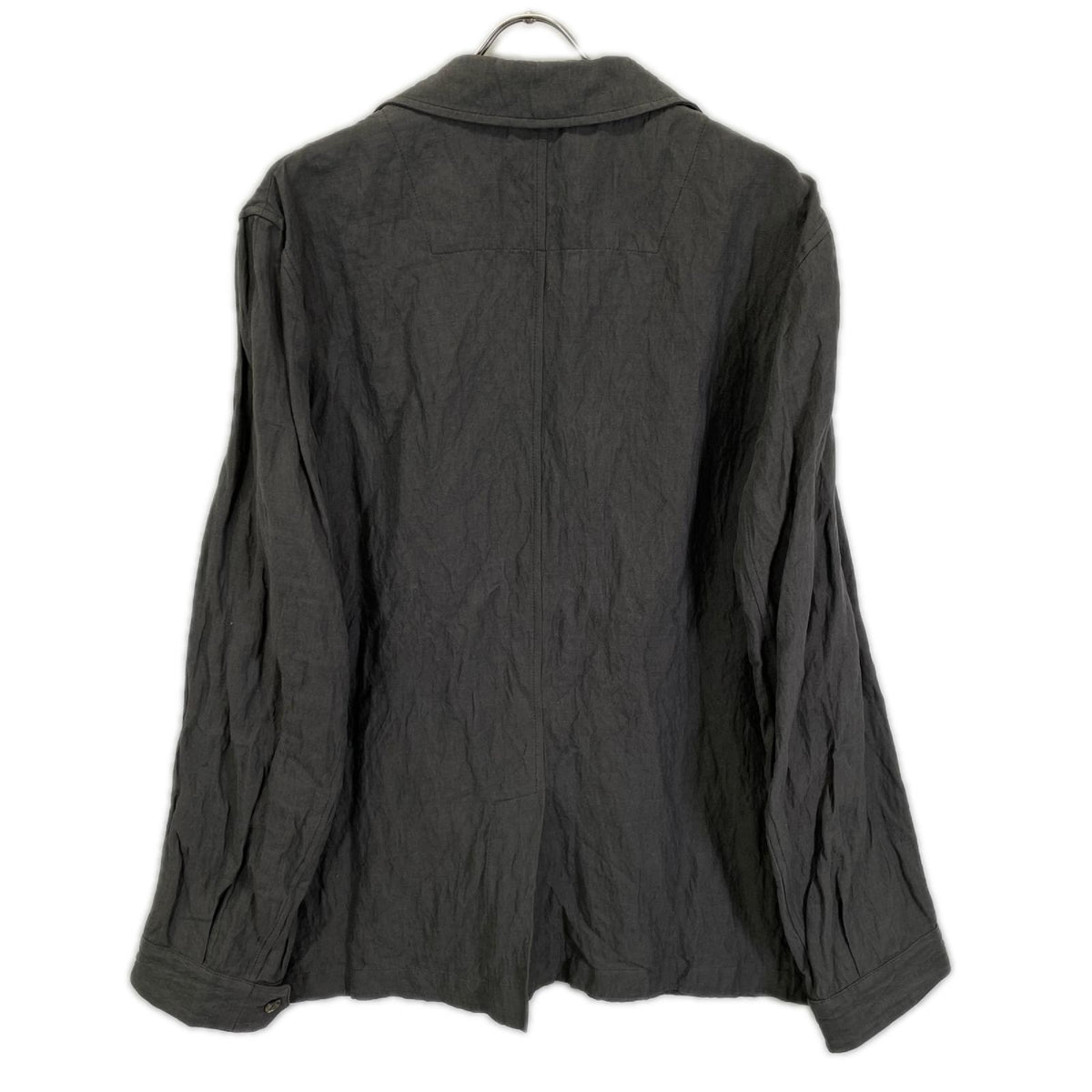 FORME d'expression フォルム デ エクスプレッション 22SS グレー コットンリネンツイル シワ加工 THE WORK JACKET ジャケット