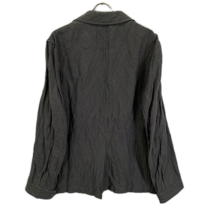 FORME d'expression フォルム デ エクスプレッション 22SS グレー コットンリネンツイル シワ加工 THE WORK JACKET ジャケット