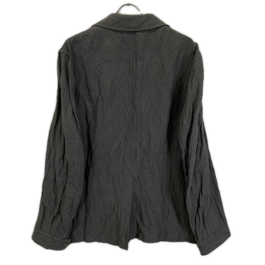 FORME d'expression フォルム デ エクスプレッション 22SS グレー コットンリネンツイル シワ加工 THE WORK JACKET ジャケット