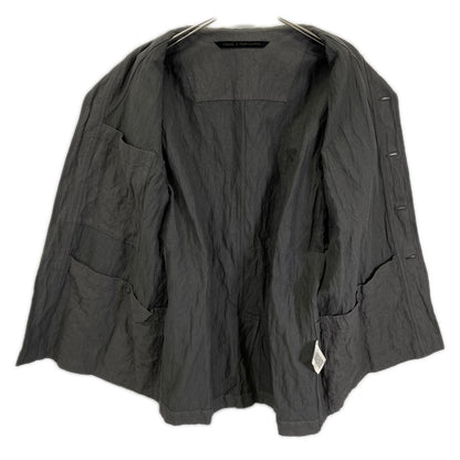 FORME d'expression フォルム デ エクスプレッション 22SS グレー コットンリネンツイル シワ加工 THE WORK JACKET ジャケット