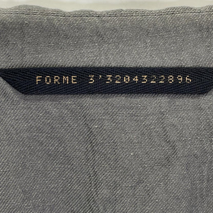 FORME d'expression フォルム デ エクスプレッション 22SS グレー コットンリネンツイル シワ加工 THE WORK JACKET ジャケット