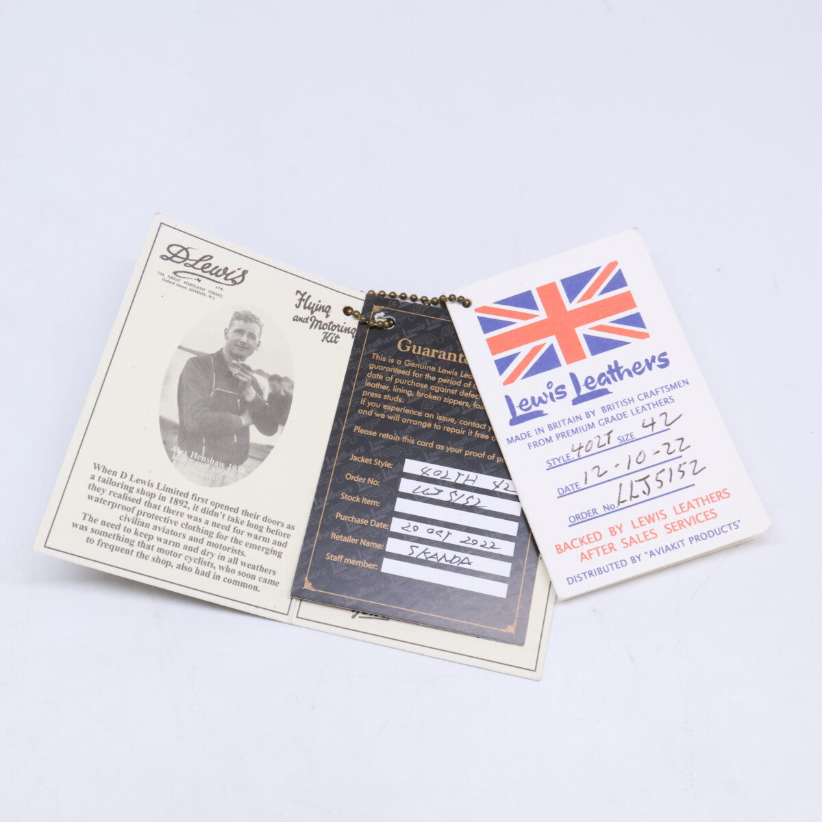 Lewis Leathers ルイスレザー 【美品】402TH LIGHTNING タイトフィット ホースハイド ダブルライダースジャケット ジャケット