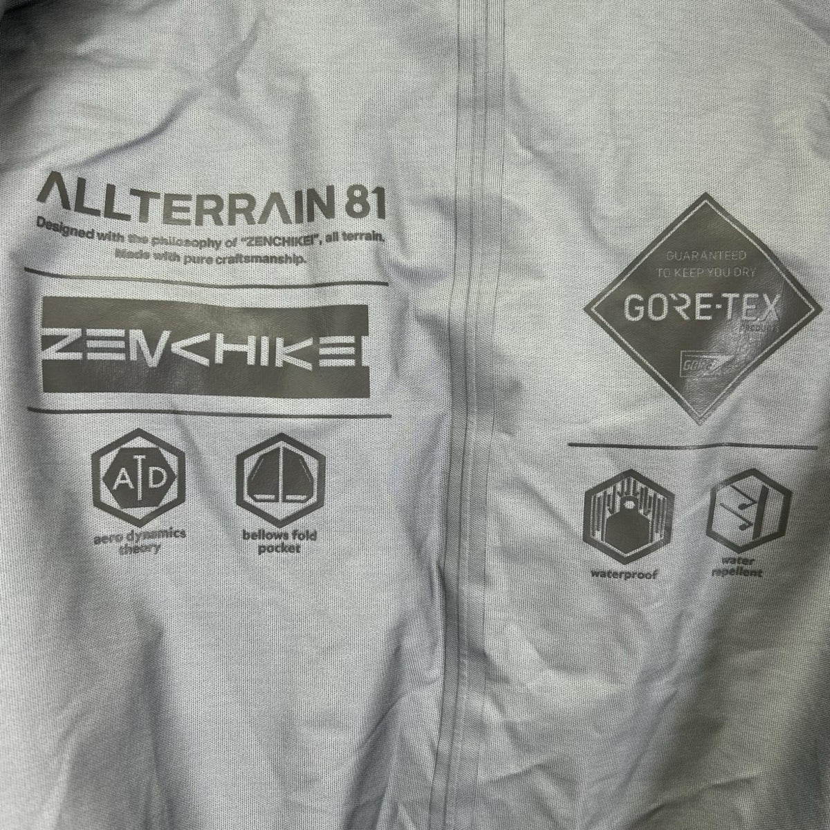 DESCENTE デサント 【ALLTERRAIN81】24AW D04FWBRLMB ZENCHIKEI グレー ナイロン GORE-TEX シェルジャケット ジャケット