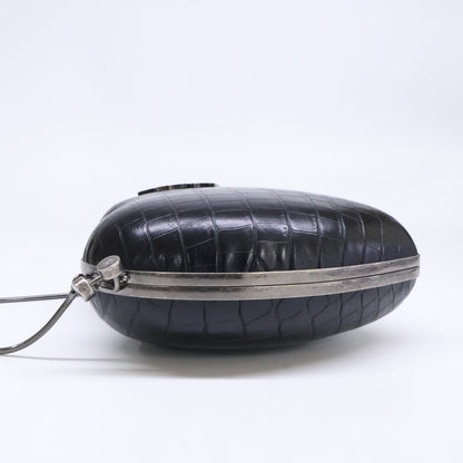 SAINT LAURENT PARIS サンローランパリ 美品 466212 型押しカーフ LOVEボックス チェーン ショルダーバッグ