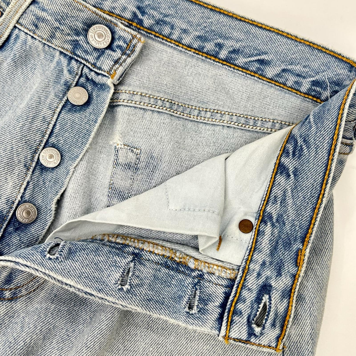 LEVI'S リーバイス 90's 501ー0193 ライトブルー ボタンフライ ストレート デニムパンツ ボトムス